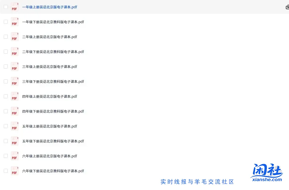 最新小学语数外电子课本资源免费分享包含各个版本