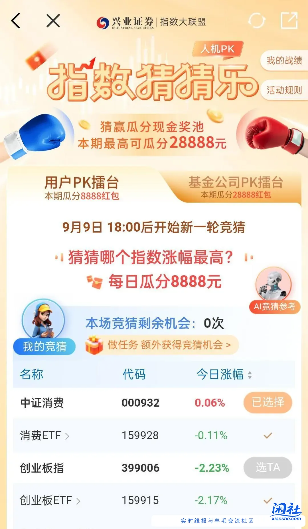 兴业证券有帐号的去玩