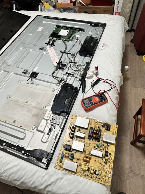 跟着抖音学把电视修好了