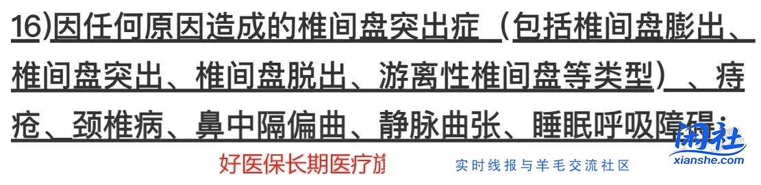 好医保旗舰版颈椎腰椎不保