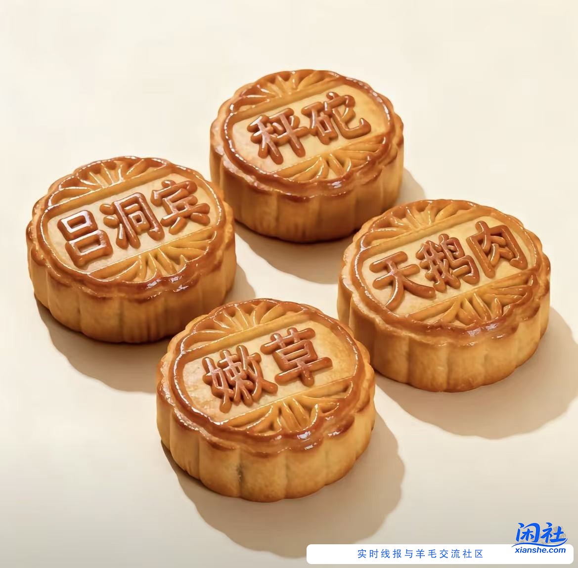 今年的月饼，在羞辱你我，哈哈