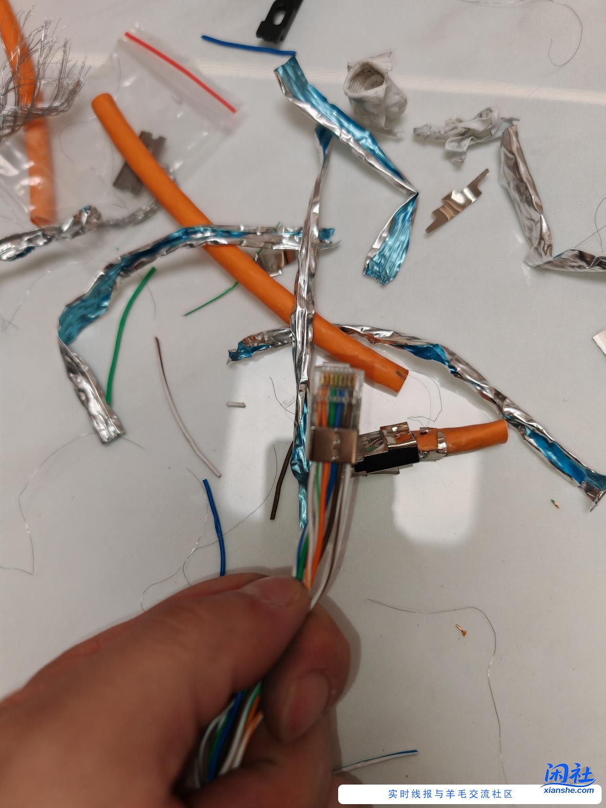 老哥们求助，这样接网线有问题吗