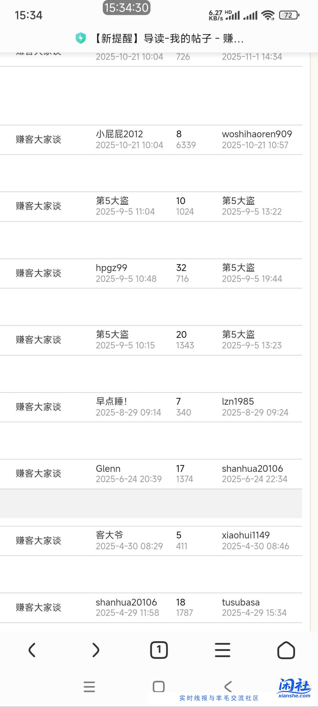 你们看自己回复过的帖子还正常吗？