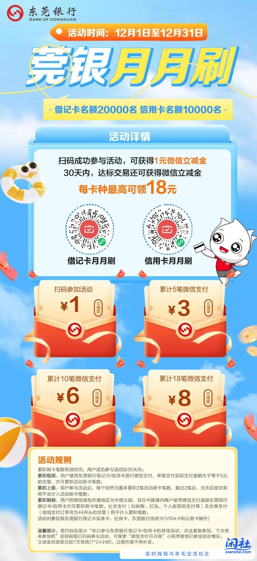 东莞银行月月刷12月