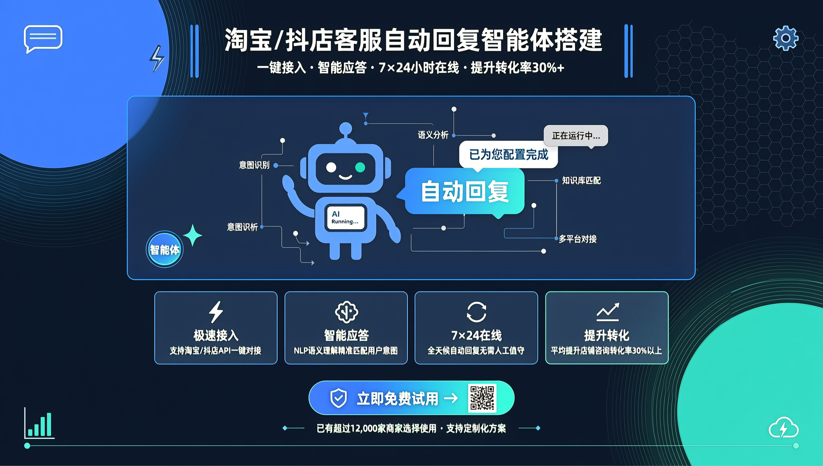 淘宝/抖店客服自动回复智能体搭建
